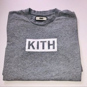 Gray box logo Kith tee size L